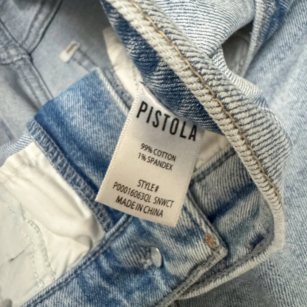 Pistola Lana Raw Hem Ankle Wide Leg Jeans Snowcat - Picture 6 of 12